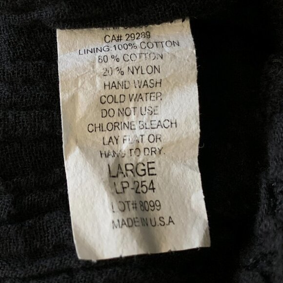 ELAN Black Lace Wide Leg Palazzo Pants Jr Sz Large (27 x 28) #15J - Picture 8 of 8